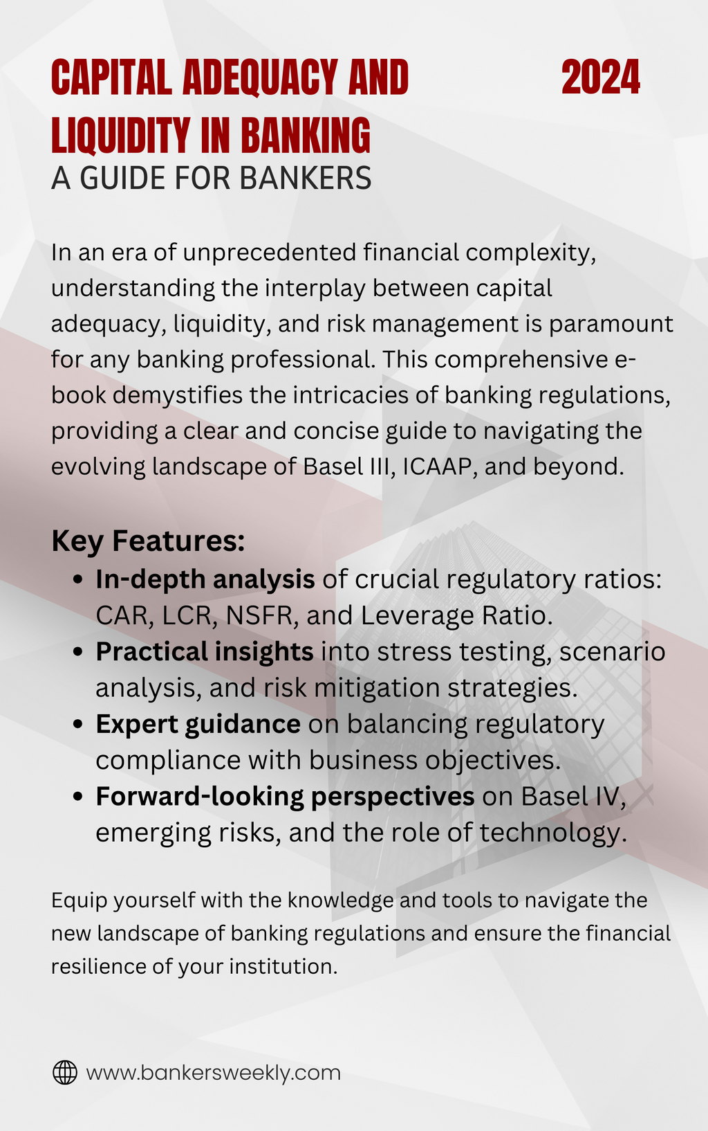 Capital Adequacy and Liquidity in Banking: A Guide for Bankers