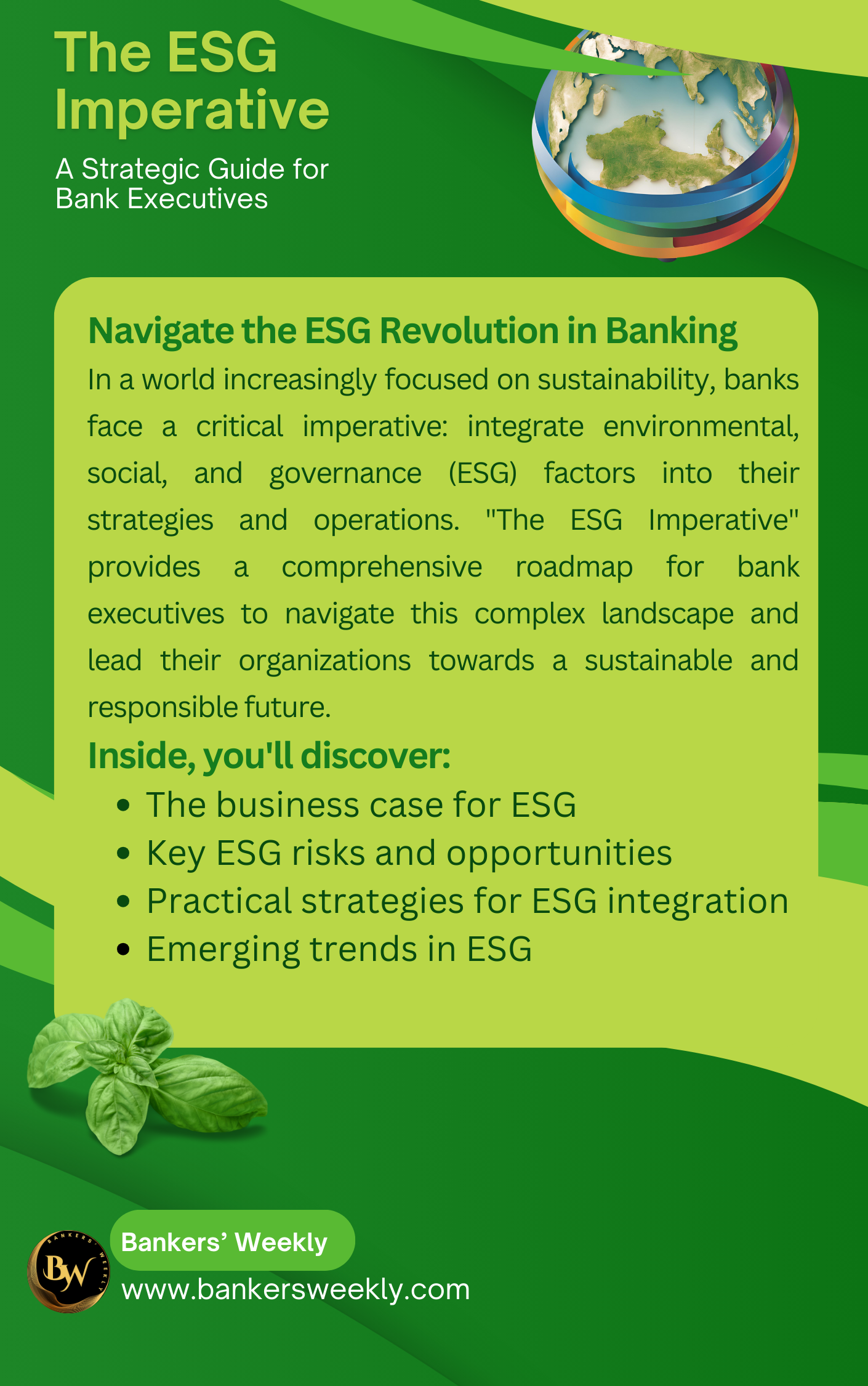 The ESG Imperative: A Guide for Bank Executives