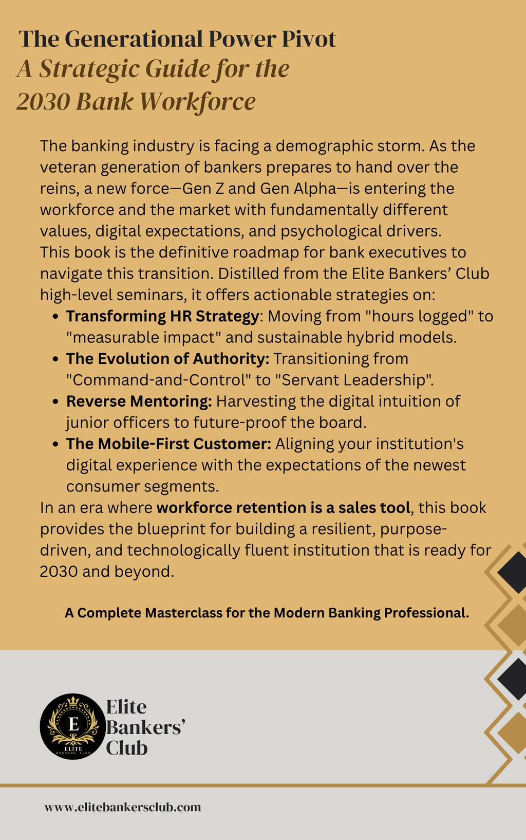 The Generational Power Pivot: A Strategic Guide for the 2030 Banking Workforce