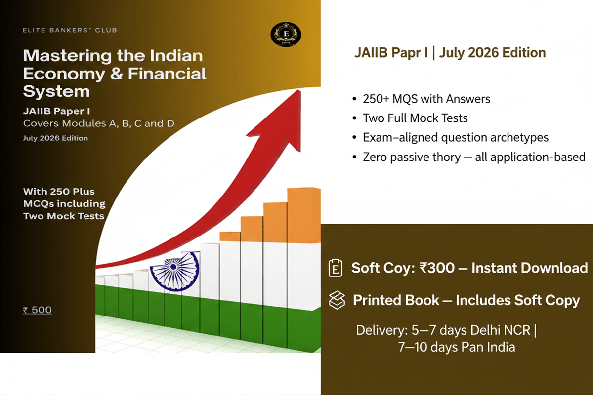Mastering the Indian Economy & Financial System - Bankers' Weekly