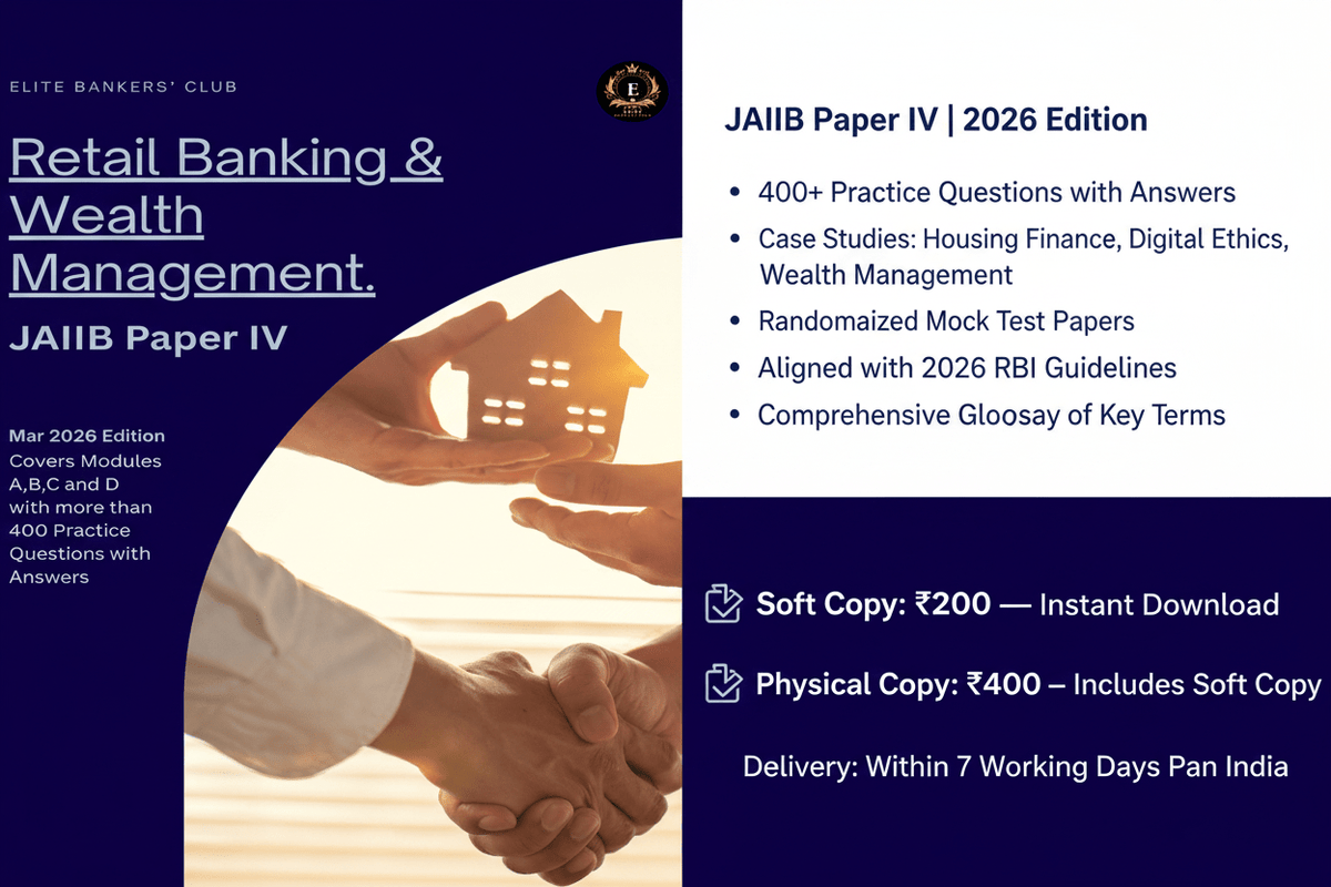Retail Banking & Wealth Management: The Ultimate JAIIB Paper IV Practice Guide - Bankers' Weekly